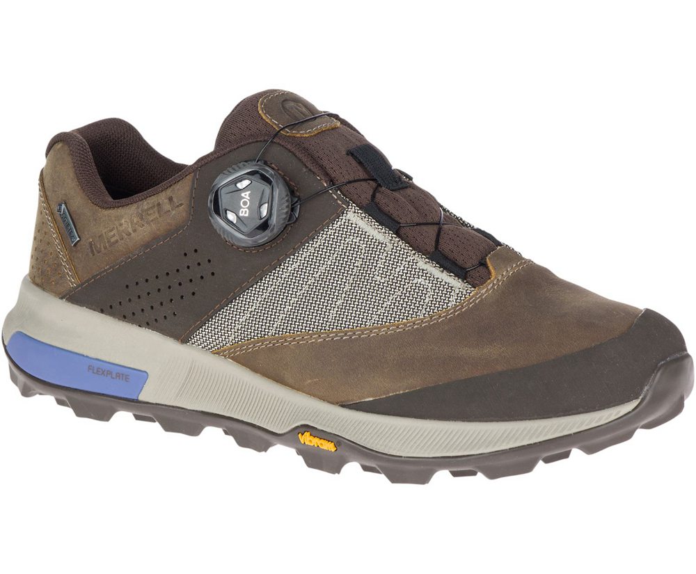 Merrell Hiking Shoes Brown - Zion Boa GORE-TEX® - Womens 34NUCXKTP